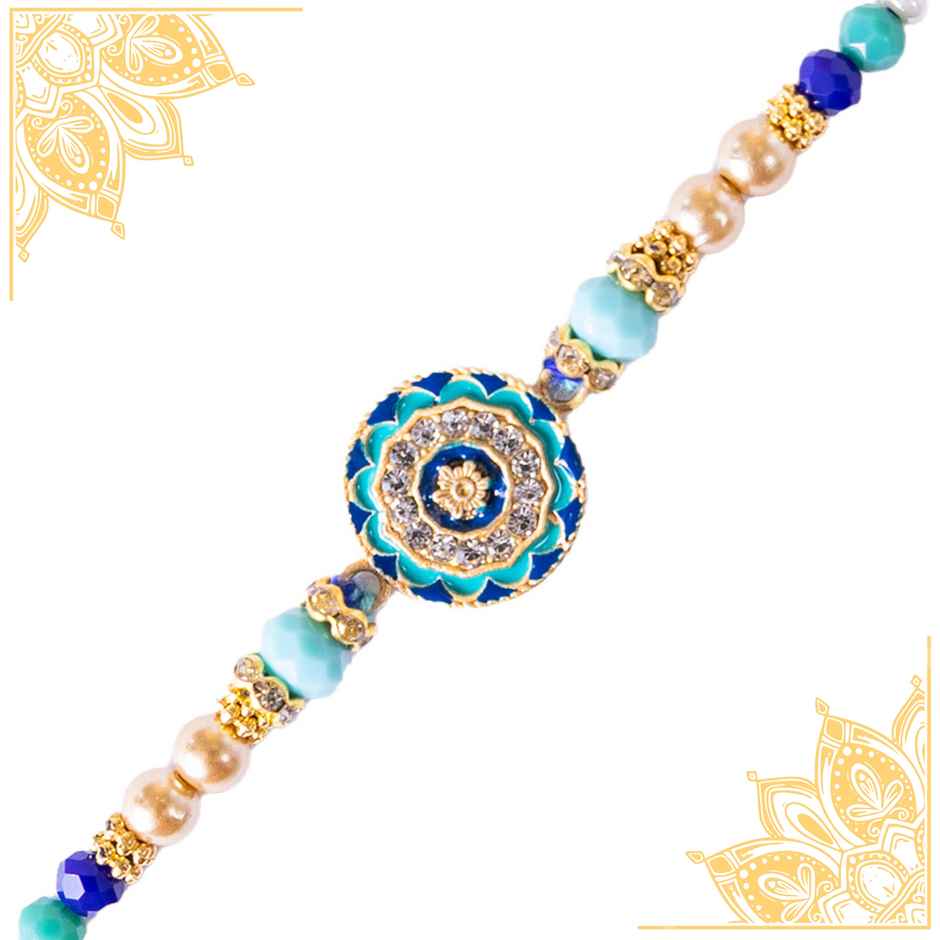 Abstract Single Rakhi (Avyaan Rakhi) Set of 1