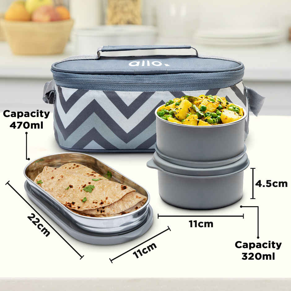 Allo SS Lunch Box Set with Bag