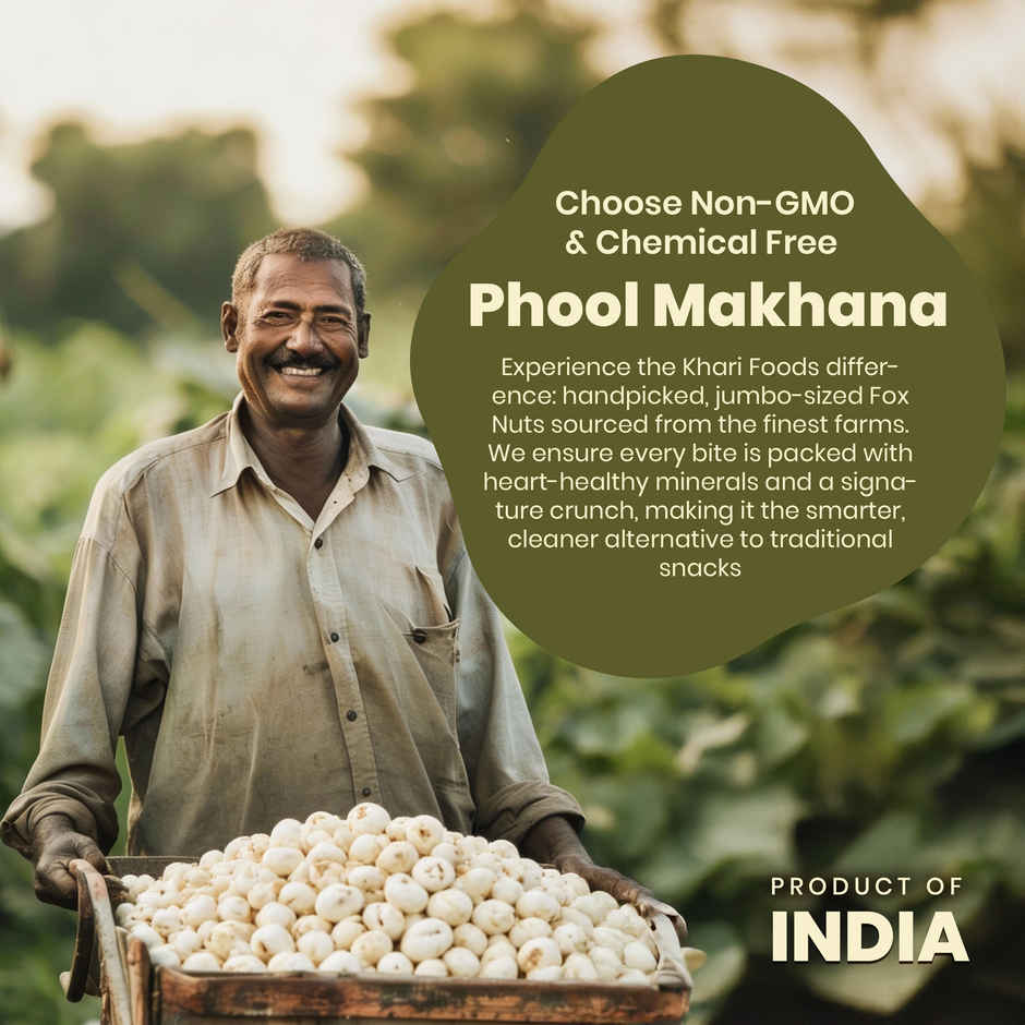 Khari Foods Phool Makhana / Fox Nuts | Premium Dry Fruits