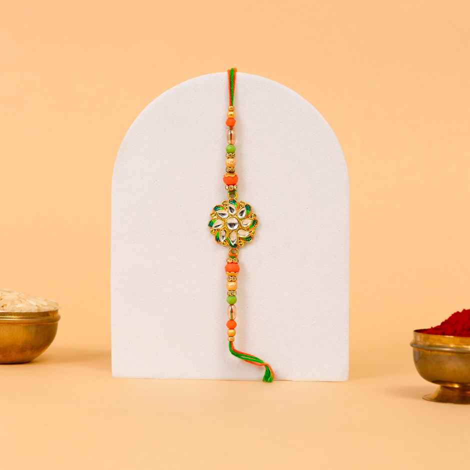 Abstract Single Rakhi (Shree Rakhi) Set of 1
