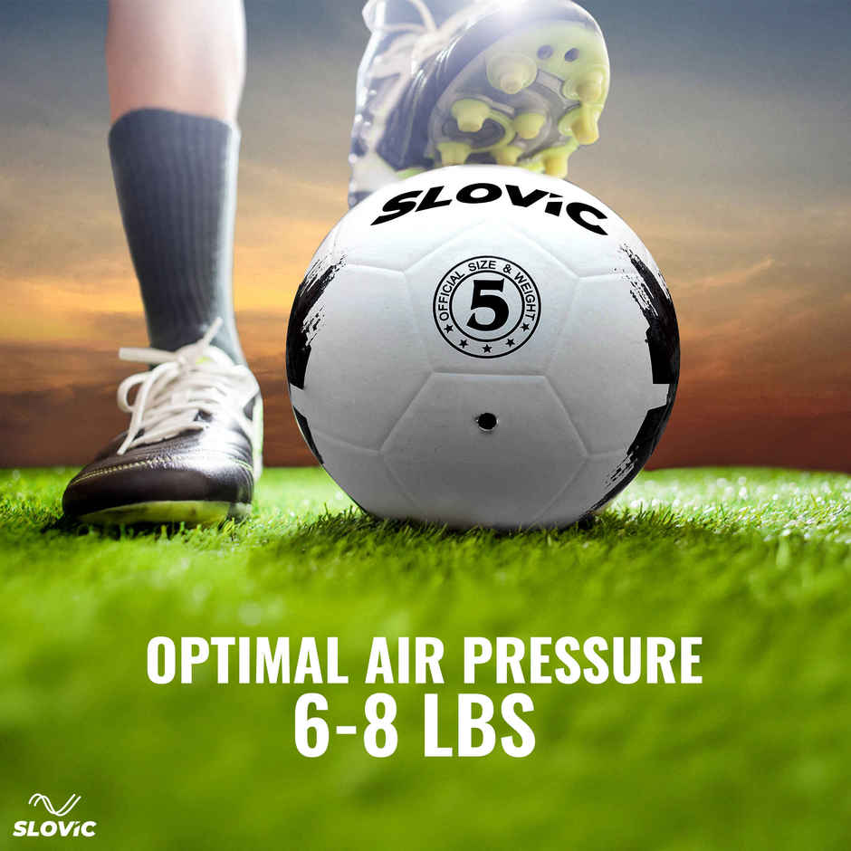 Slovic Strike Football | 32 Panel Football for Match & Practice Training in All Grounds | Size 5 | Assorted Design