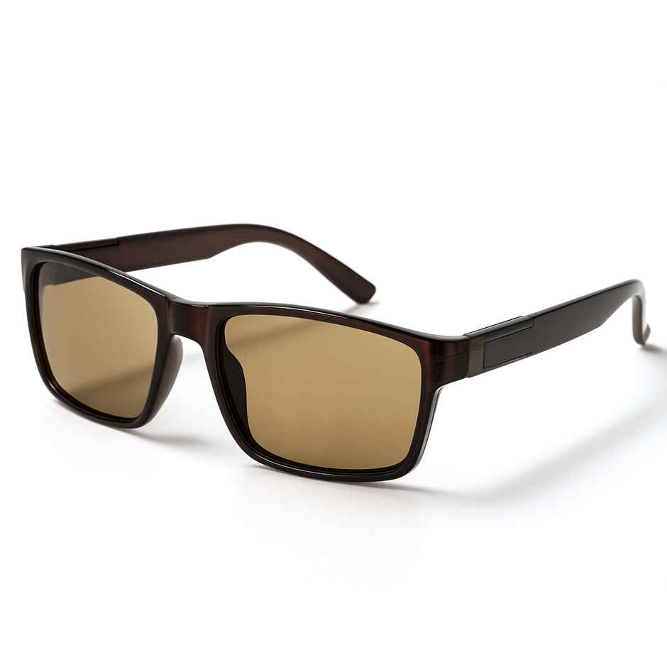 Slovic Stylish Full-Rim Frame Wayfarer Sunglasses for Adults With UV Protected Lenses | Brown