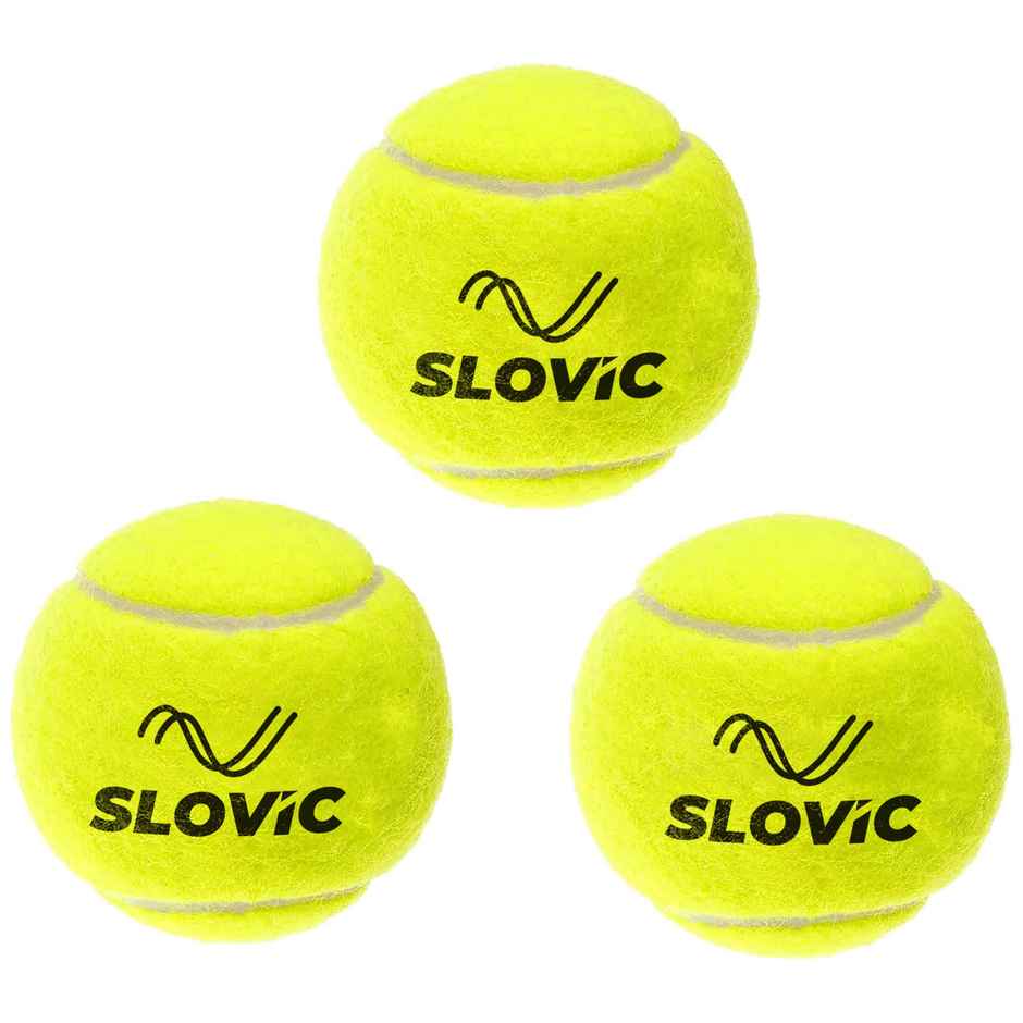 Slovic Lightweight & High-Bounce Rubber Cricket Ball set of 3 | Ideal for Indoor & Outdoor Use