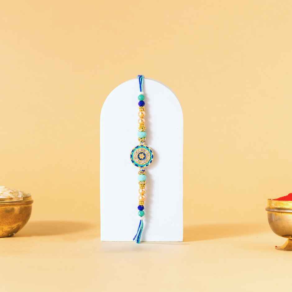 Abstract Single Rakhi (Avyaan Rakhi) Set of 1