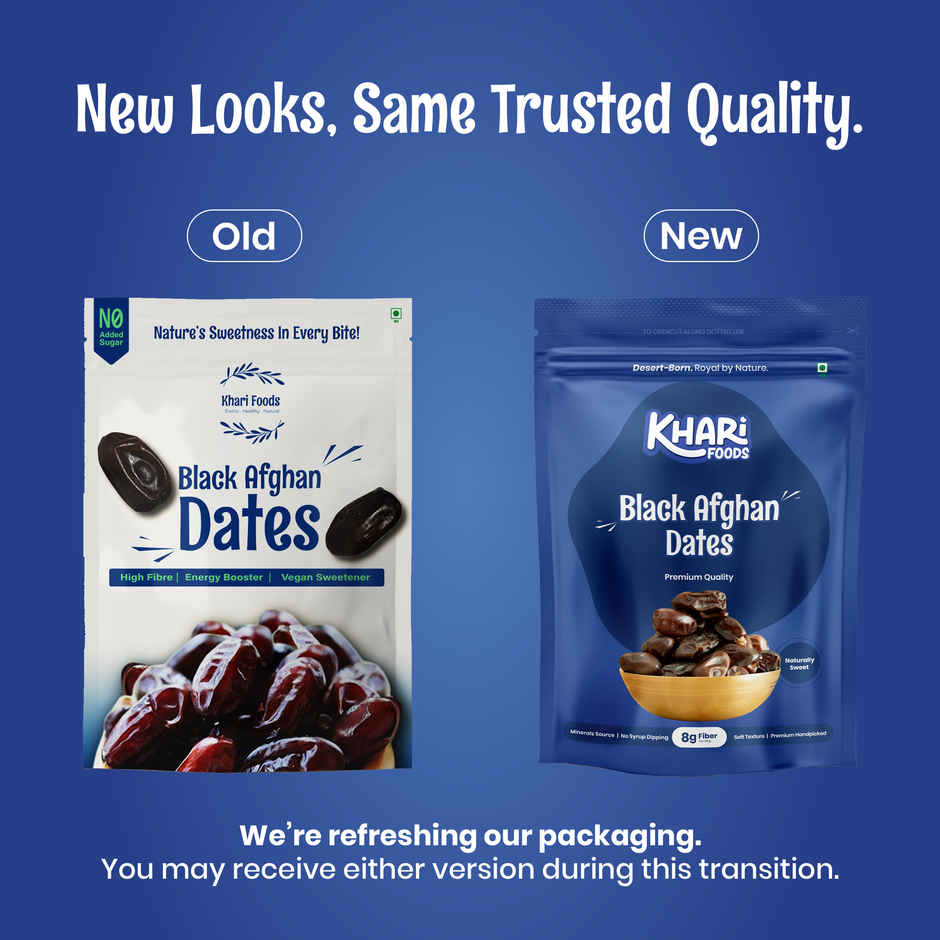 Khari Foods Black Afghan Dates / Khajur Combo 