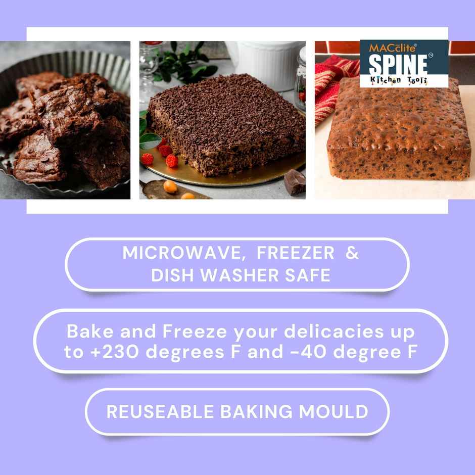 Silicone Cake Mould Square 8.0 Inch