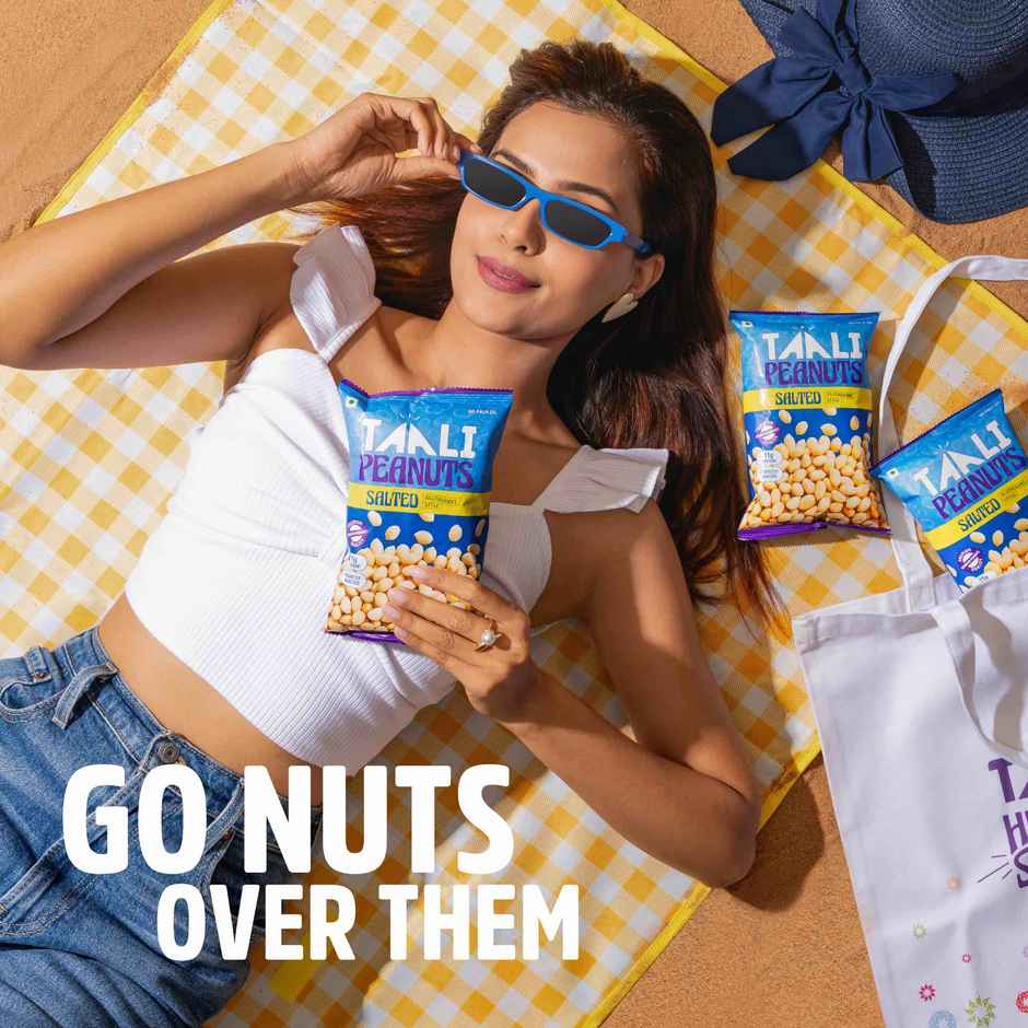 Taali Salted Peanuts, Roasted Peanut, Premium Quality Bharuchi Nuts, No Palm Oil, Rich in Protein