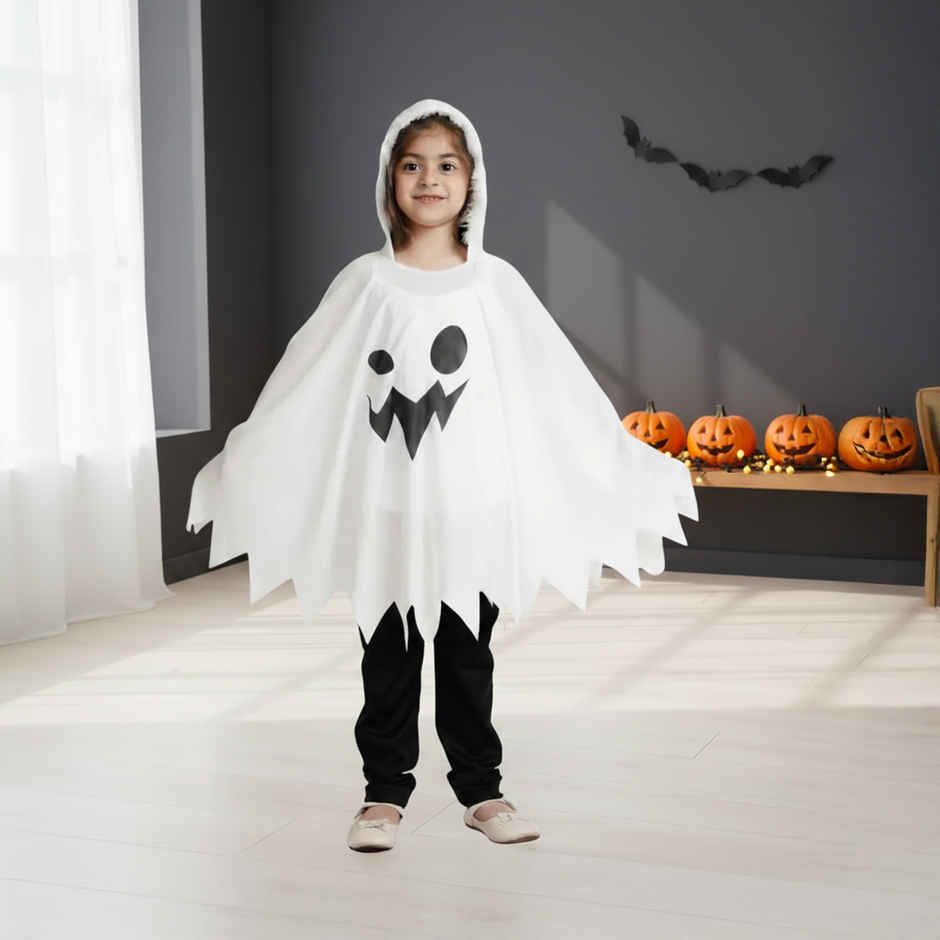 White Cloak Halloween Costume | Free Size | Sheen And Shine