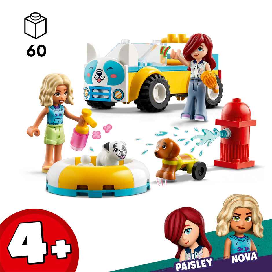 LEGO Friends Dog-Grooming Car, Vehicle Playset 42635 (60 Pieces)