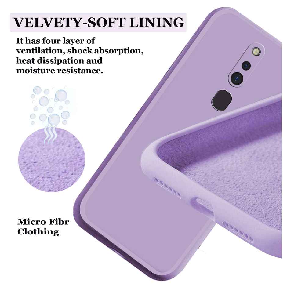 Artistque Case For Oppo F11 Pro Back Cover - Plain Liquid Silicone Cover