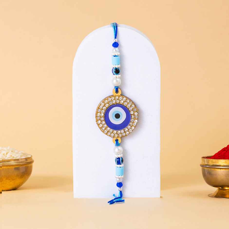 Evil Eye Single Rakhi (Shree Rakhi) Set of 1
