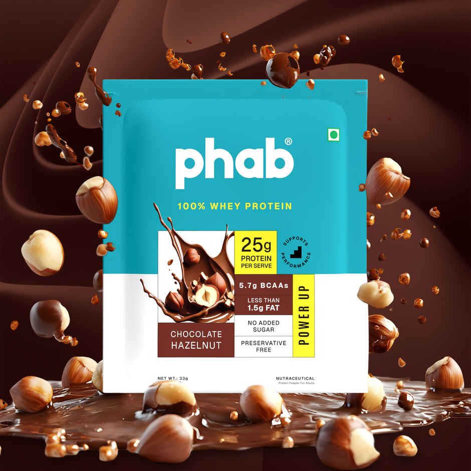 Phab Chocolate Hazelnut Whey Isolate Protein Powder Pack