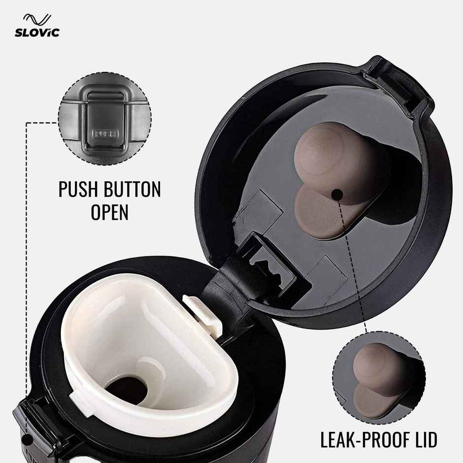 Slovic Insulated Hot & Cold Coffee Tumbler for Gym & Travel Use | 400 ml