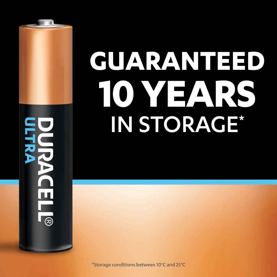 Duracell Ultra Alkaline AAA Battery | Pack of 4