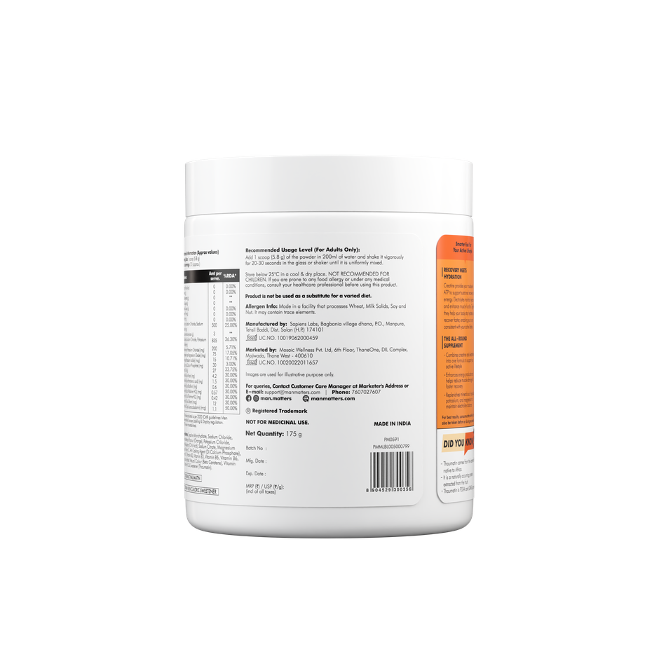 Man matters Creatine Plus Electrolytes