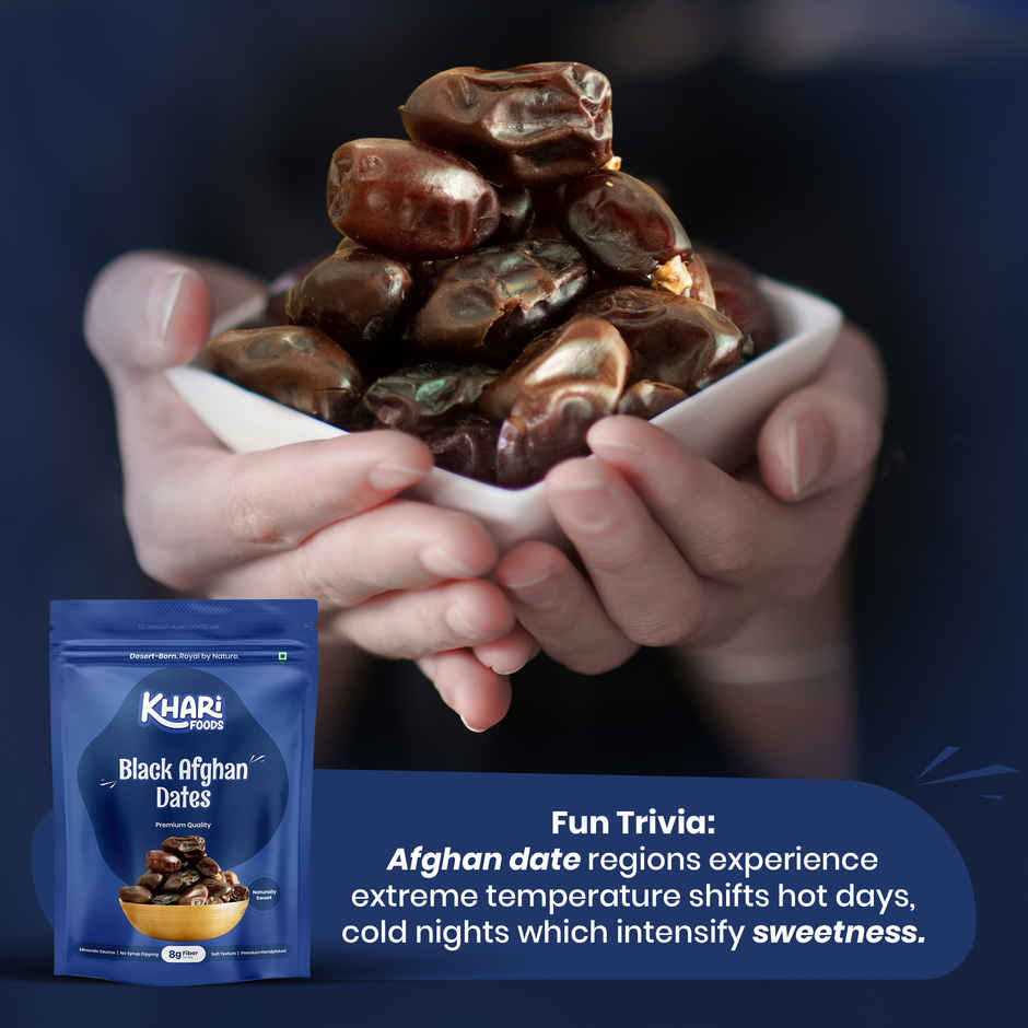 Khari Foods Black Afghan Dates / Khajur Combo 