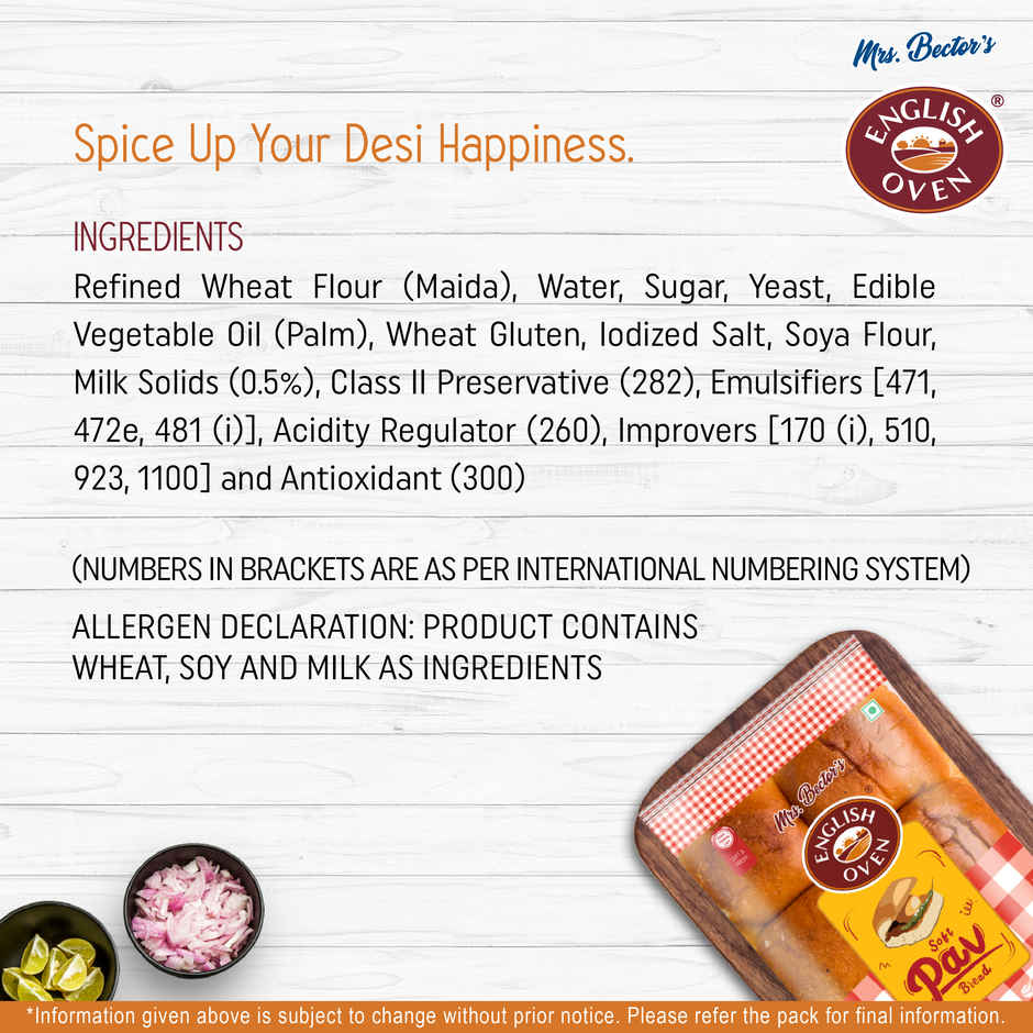 English Oven Pav Bread Combo