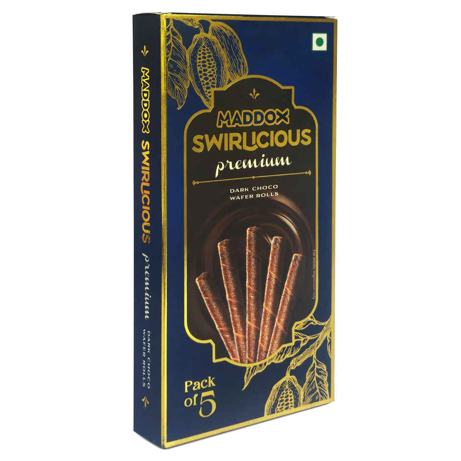 Maddox Swirlicious Premuim Dark Chocolate Wafer Roll