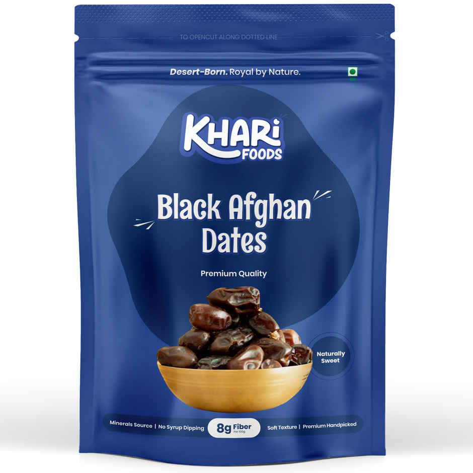 Khari Foods Black Afghan Dates / Khajur Combo 