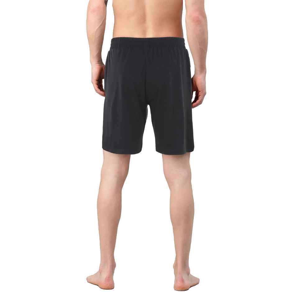 Avolt Men's Regular Fit Shorts Super Comfortable Half Pants | Black - M