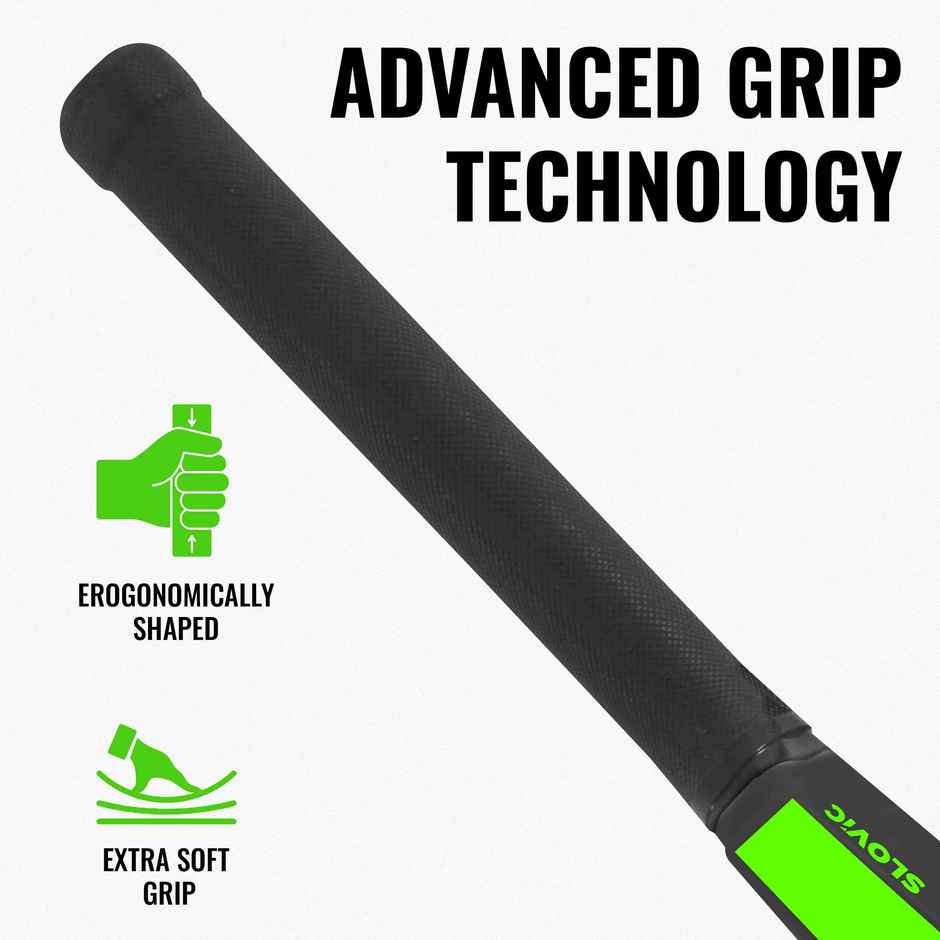 Slovic Tennis Ball Full Size Plastic Cricket Bat for Adults|Ideal for Outdoor Gully Cricket Matches