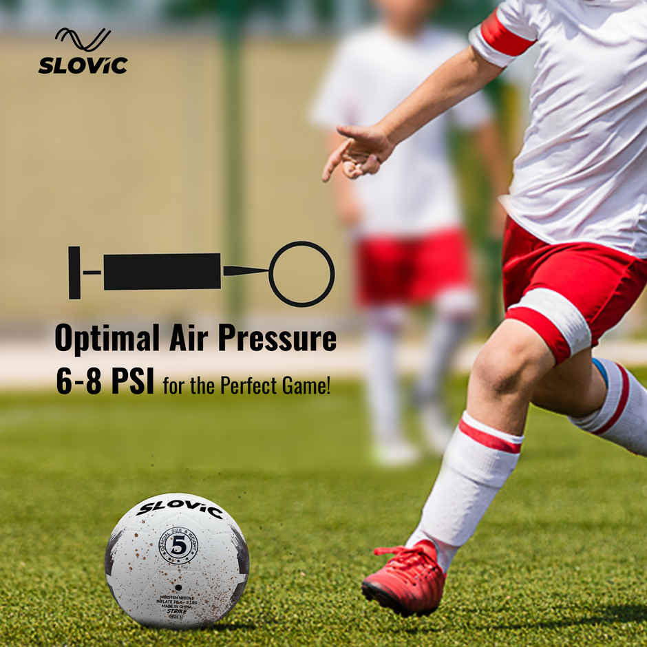 Slovic Strike Football Size 5 - 32 Panel Design for Match & Practice Training for all Grounds