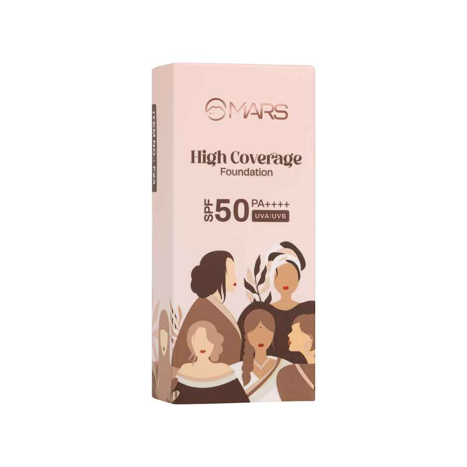 MARS Cosmetics SPF50 PA++++ High Coverage Foundation | 05 SANDSTONE