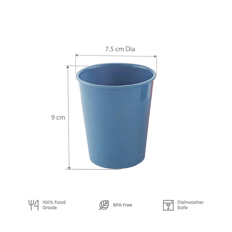 All Time Treats Glass 250 (1500 ml) () (6 Pc Set) (Colour May Vary)