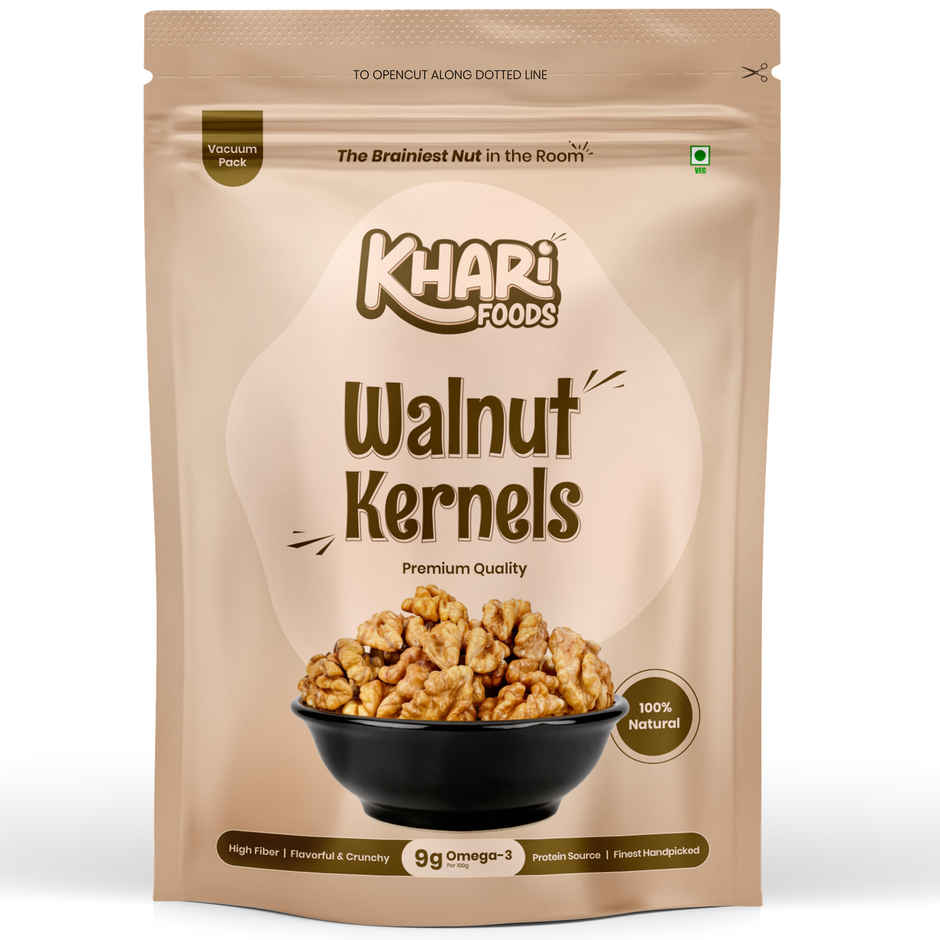 Khari Foods Premium Chile Walnut Kernels / Akhrot Giri Dry Fruits