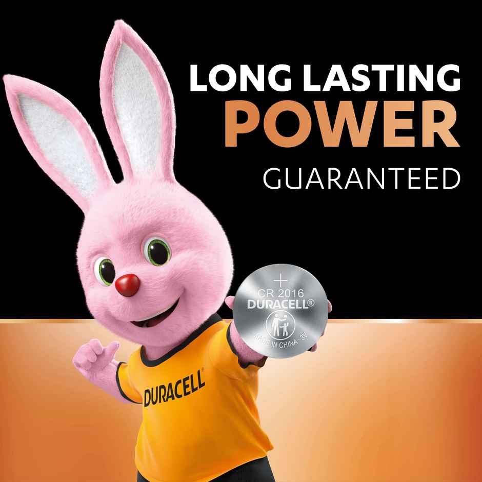 Duracell Specialty Lithium Coin Battery 3V|Cr2016|Pack of 2
