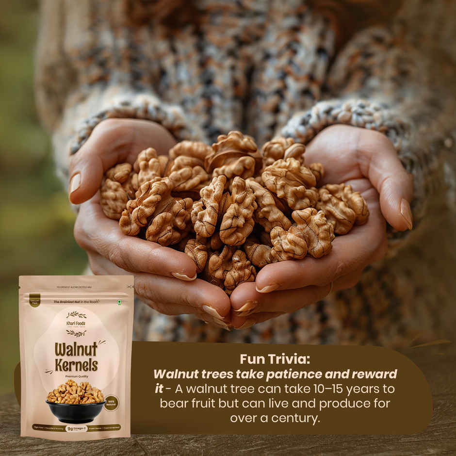 Khari Foods Premium Chile Walnut Kernels / Akhrot Giri Dry Fruits
