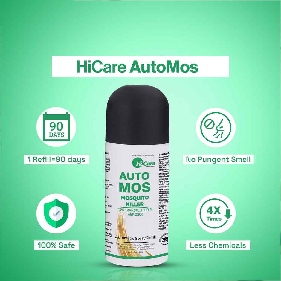 Hicare Services Automos MosquitoRepellent Vaporiser Refill - 180 Days