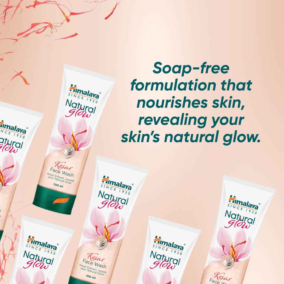 Himalaya Wellness Company Natural Glow Kesar Face Wash