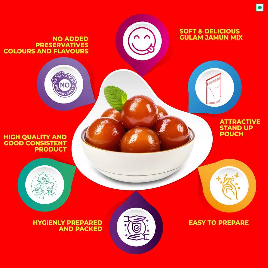 Kwality Instant Gulab Jamun Mix | Buy 1 Get 1 Free