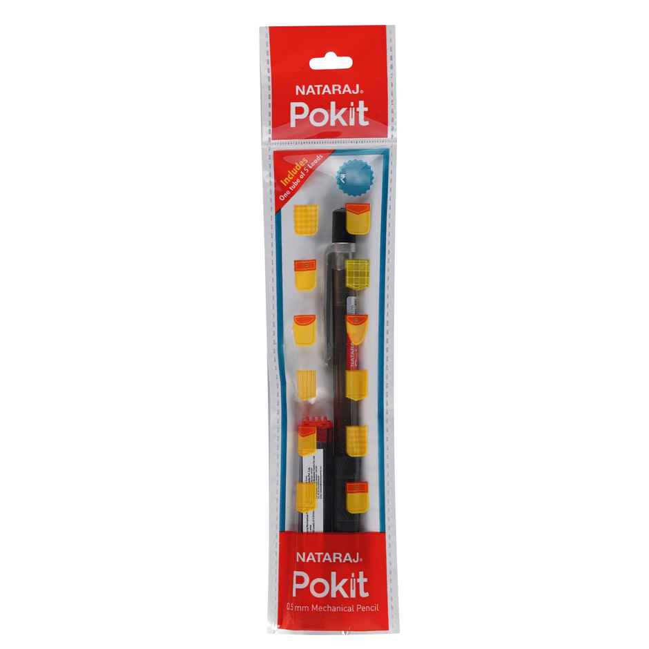 Nataraj Pokit Mechanical Pencil 0.5Mm Multicolour Pack Of 10