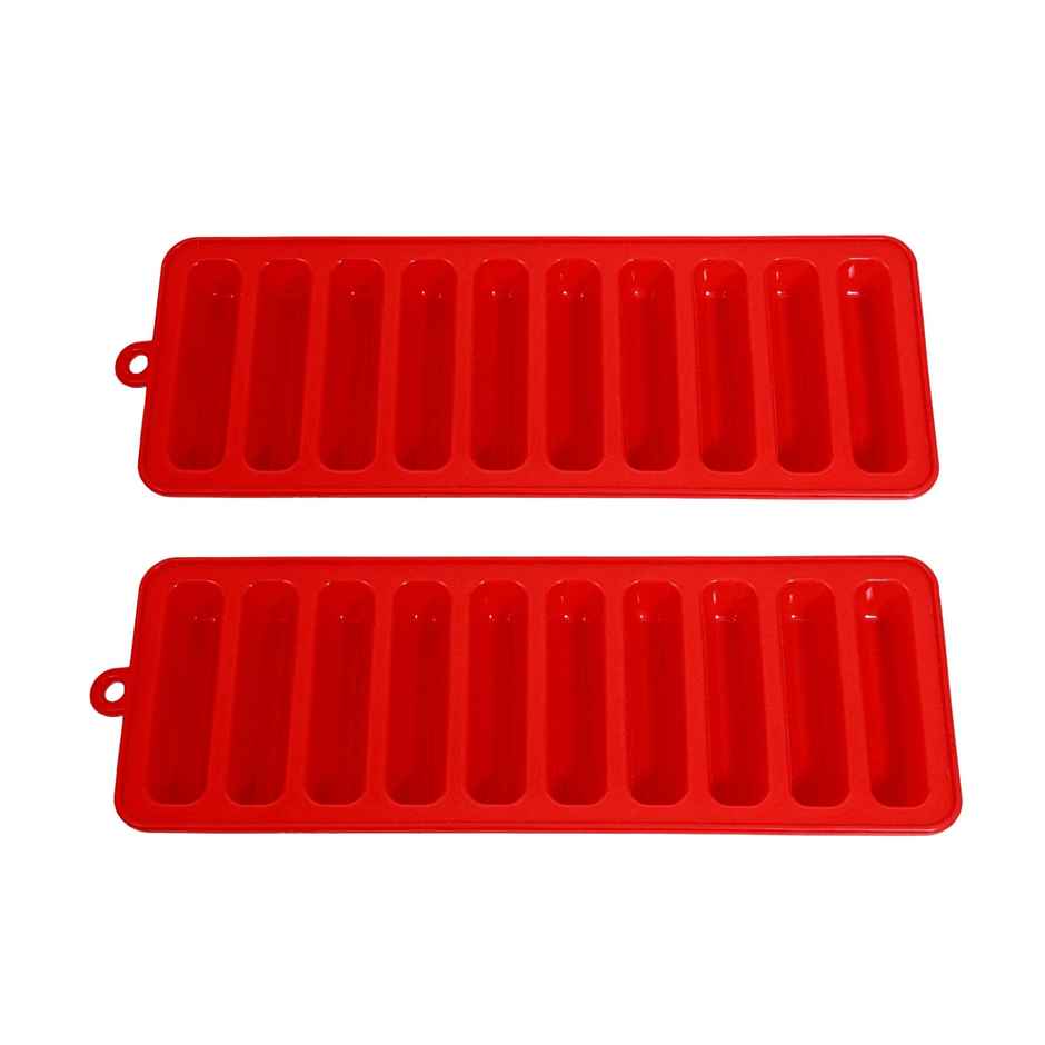 Spine Silicone Ice Cube Mould 2pc Set |multi Color