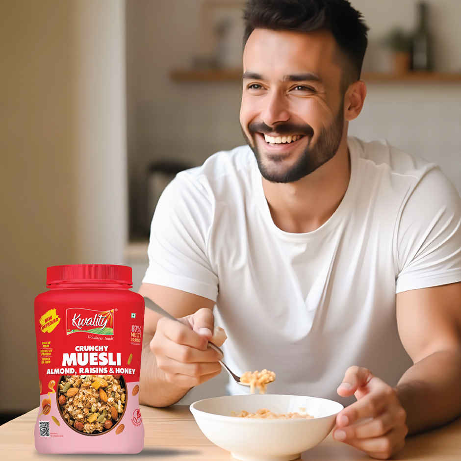 Kwality Muesli Crunchy Almond Raisins And Honey