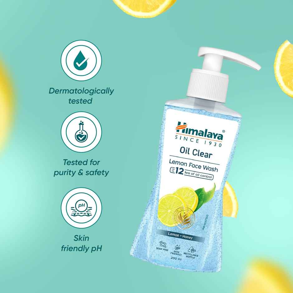 Himalaya Wellness Company Oil Clear Lemon Face Wash