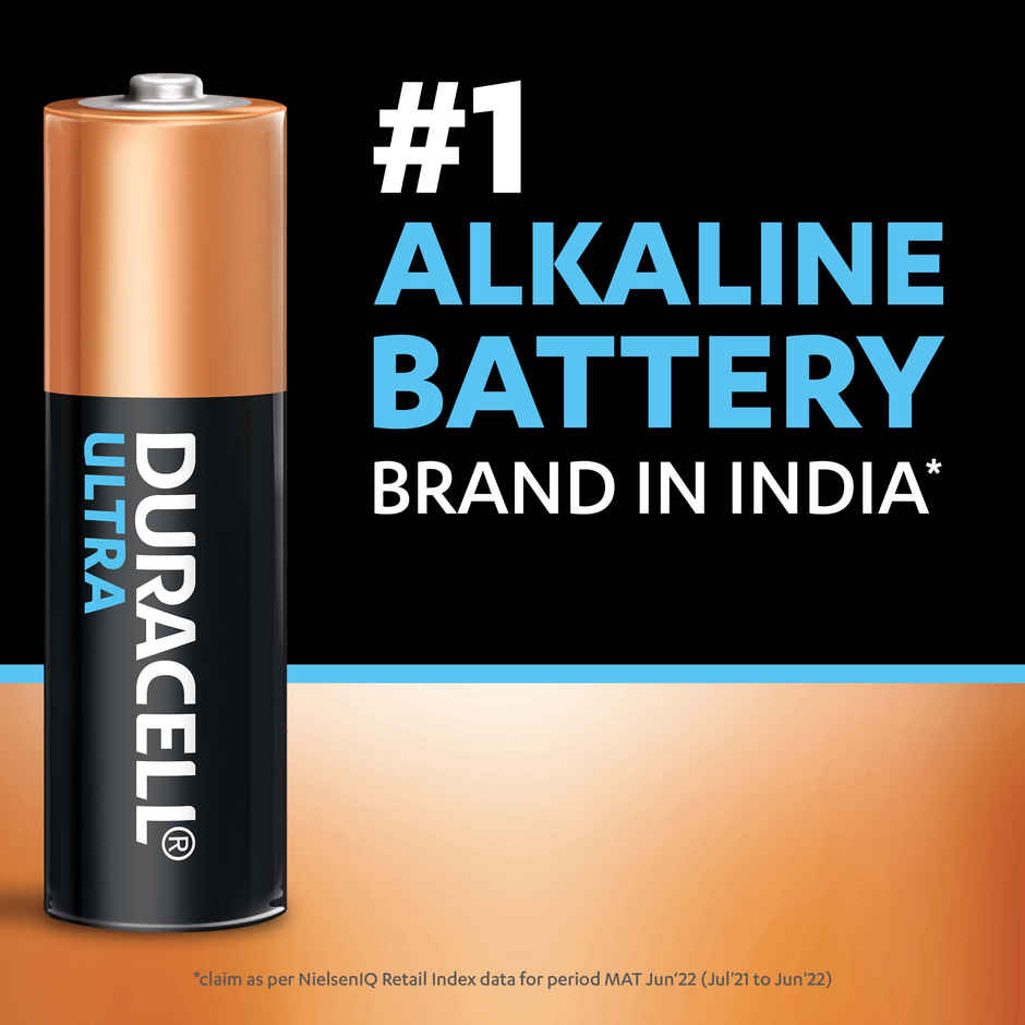 Duracell Ultra Alkaline AA Batteries | Pack of 8 | Tear Pack 