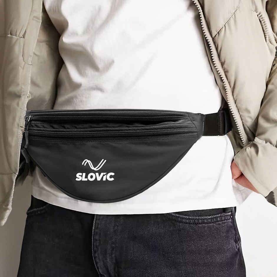 Slovic Waist Bag with 3 Pockets | Suitable for Travelling