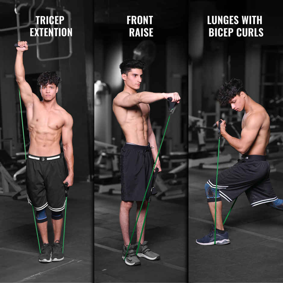 Slovic Resistance Tube Latex - 40LB (20 kg), Heavy Duty Workout Tube for Training & Exercise