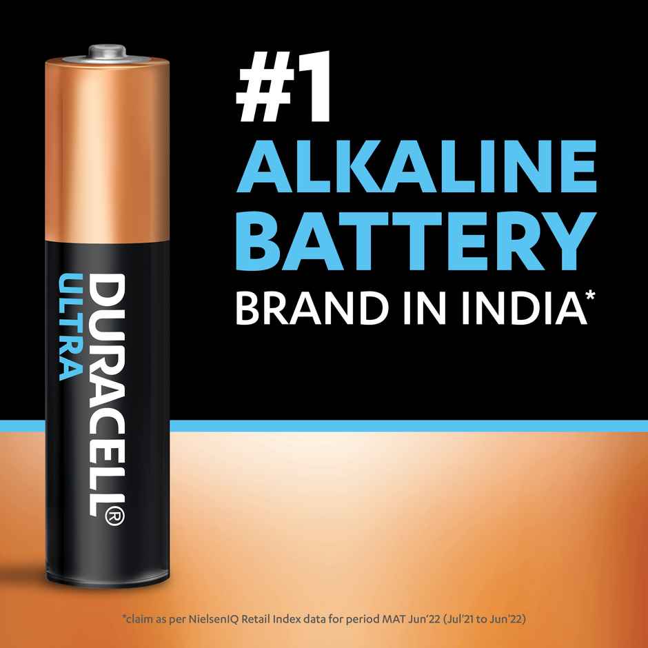 Duracell Ultra Alkaline AAA Battery | Pack of 4