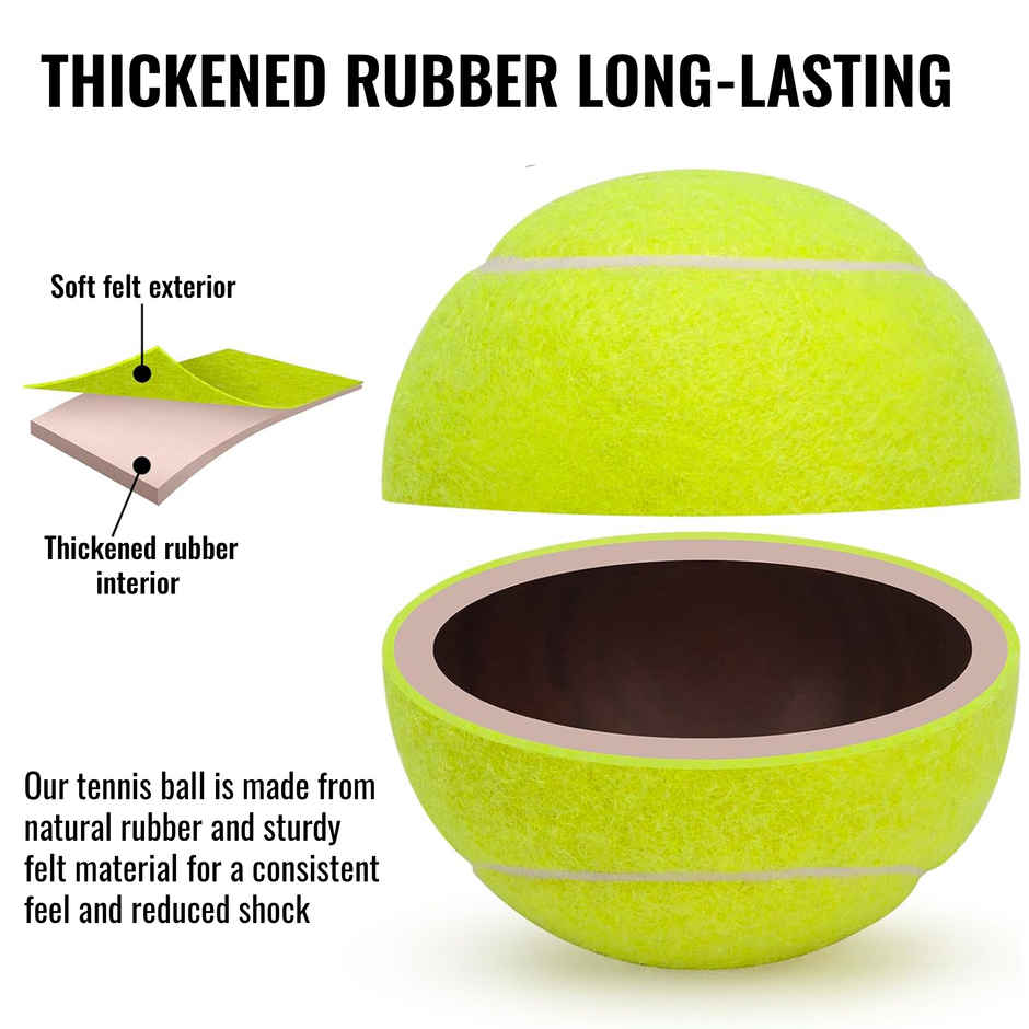 Slovic Tennis Ball for Gully Match Practice & Outdoor Play
