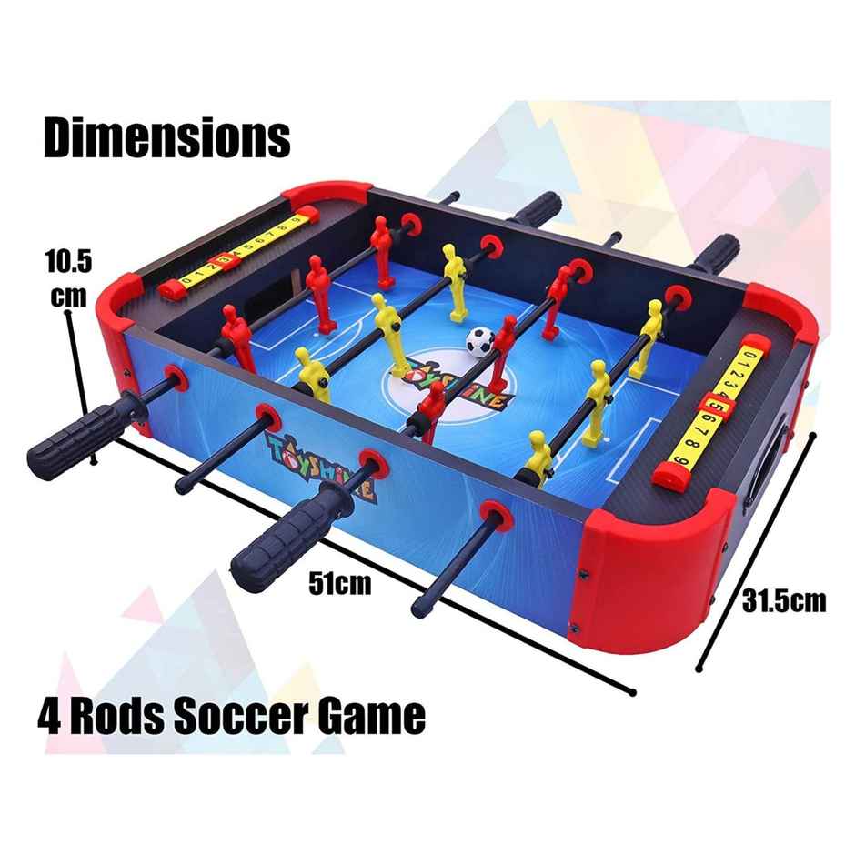 Toyshine Mini Foosball Table - Fun for Kids Ages 6 and Up