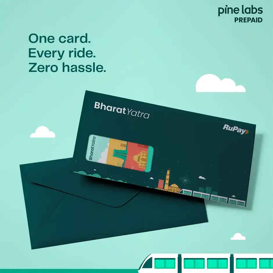 Pine Labs Bharat Yatra NCMC Card -Instant access to Metros in India
