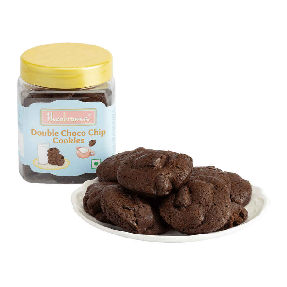 Theobroma Double Choco Chip Cookies | Soft Baked | No Plam Oil | No Preservatives