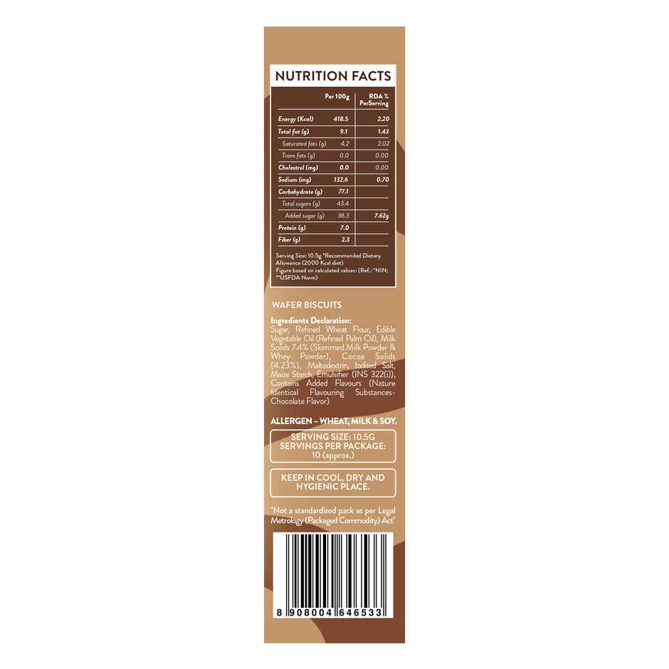 Maddox Happyfills Crunchy & Snacky Wafer Rolls | Chocolate Flavour