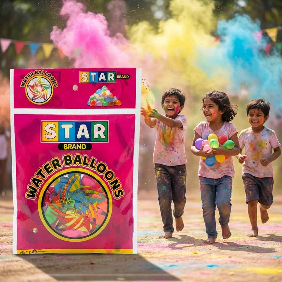 Holi Water Balloon Manual Fill | Star
