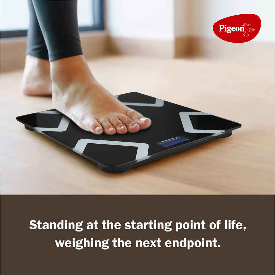 Pigeon by Stovekraft Weighing Scale Opal | Black