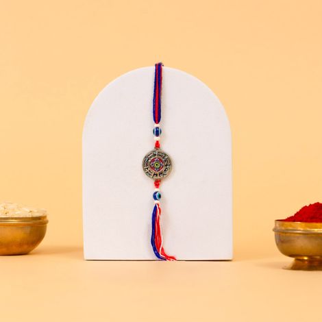 Abstract Single Rakhi (Shree Rakhi) Set of 1